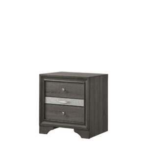 Matrix Nightstand in Gray
