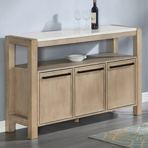 1321-SB HAZEL GENUINE MARBLE SIDEBOARD