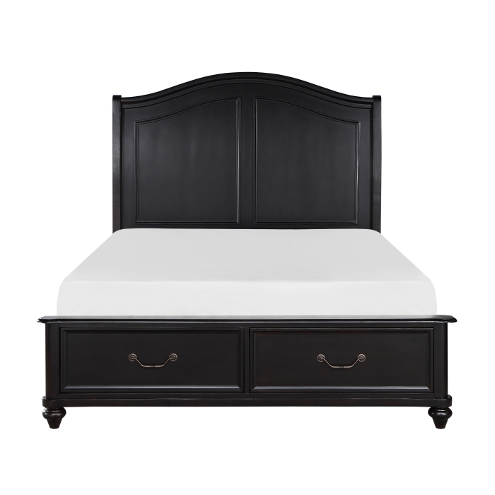 1420K-1CK* California King Platform Bed with Footboard Storage