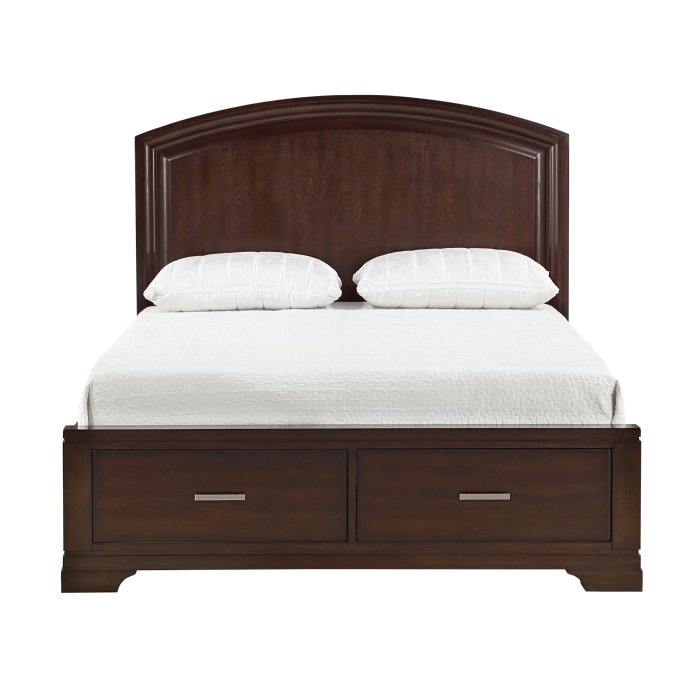 1520CHK-1CK* California King Platform Bed with Footboard Storage