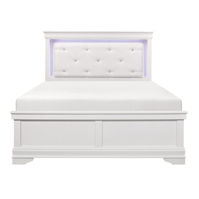 1556WK-1CK* California King Bed with LED Lighting
