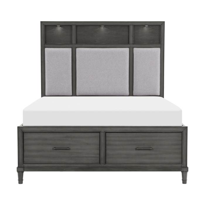 1573-1* Queen Platform Bed