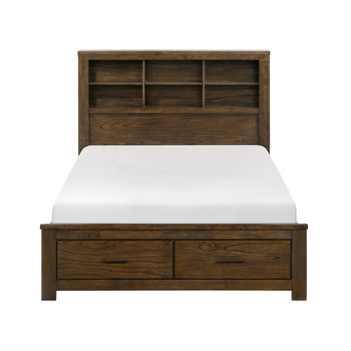 1592K-1CK* California King Platform Bed with Footboard Storage