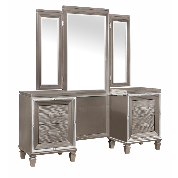 1616-15* Dressing Table with Mirror