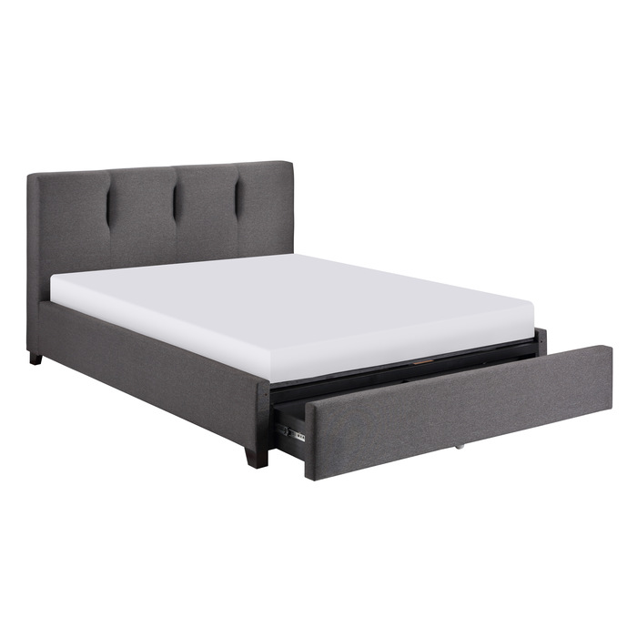 1632GHK-1CKDW* California King Platform Bed with Storage Footboard