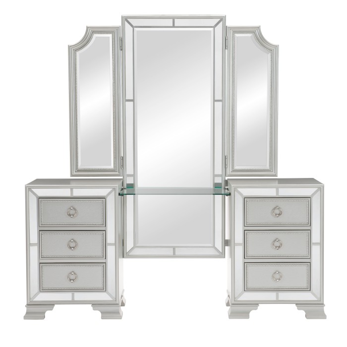 1646-15* Vanity Dresser with Mirror