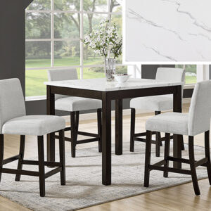 1715SET-BRN LENNON 5-PK COUNTER HT SET-BROWN