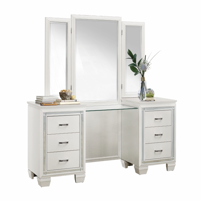 1916W-15* Dressing Table with Mirror