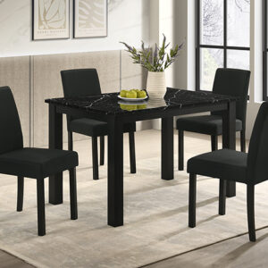 2120BK-5P RESIA DINING GROUP - BLACK
