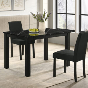 2120BK-3P RESIA DINING BLACK - 3PC