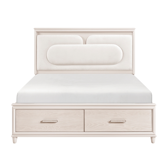 2451K-1EK* Eastern King Platform Bed with Footboard Storage