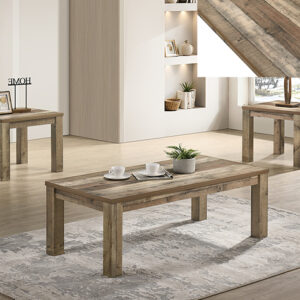 4168SET-RCW THEO 3PK COF TBL SET-RECLAIMED WOOD