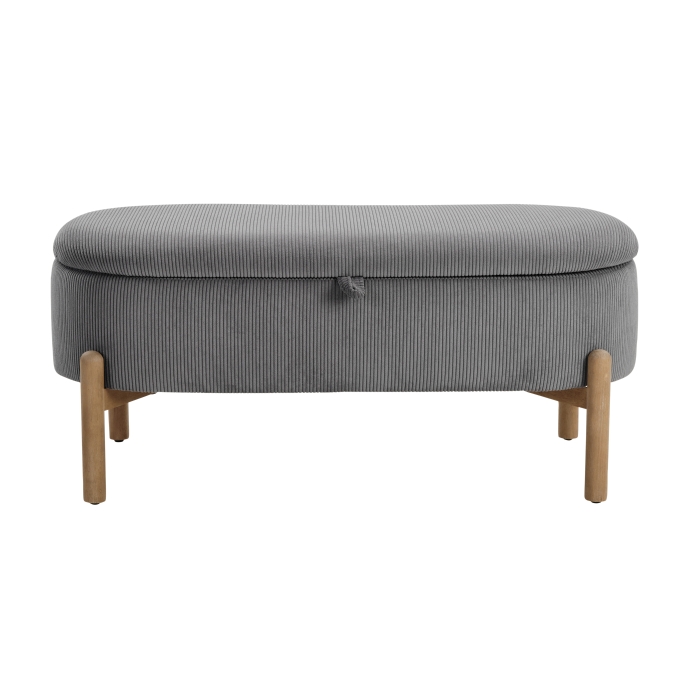 4797GY Lift Top Storage Bench