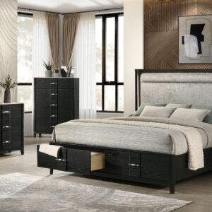 Opel Bedroom Set in Black