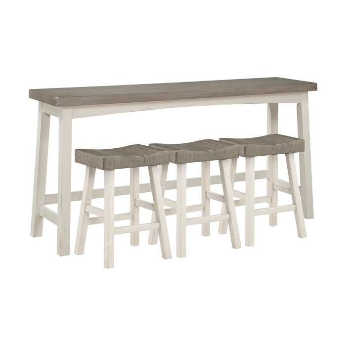 5687WTT-364P 4-Piece Pack Counter Height Set