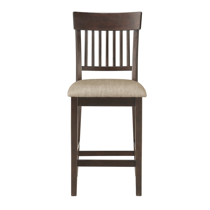 5716-24S1 Counter Height Chair, Slat Back