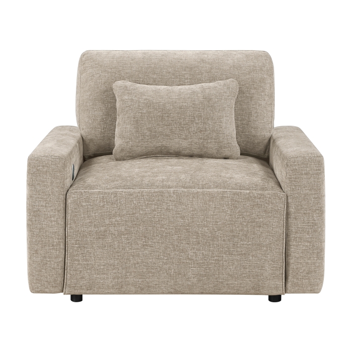 8345TPE-1 Convertible Sleeper Chair with Charging Ports
