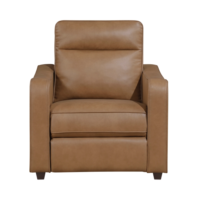 8368BRW-A2PW Power Reclining Chair with Curved Track Arms