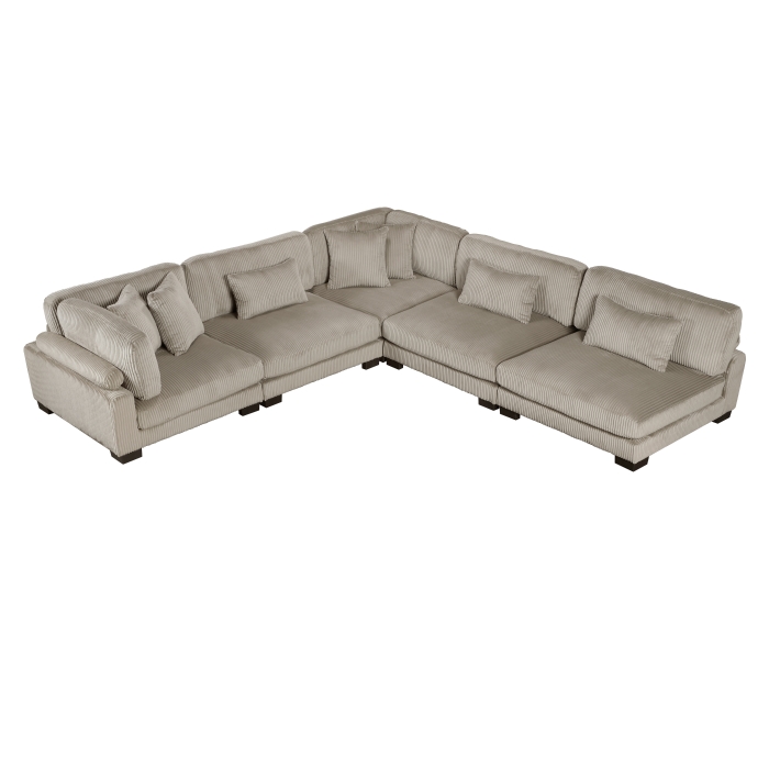 8555GB*5SC 5-Piece Modular Sectional