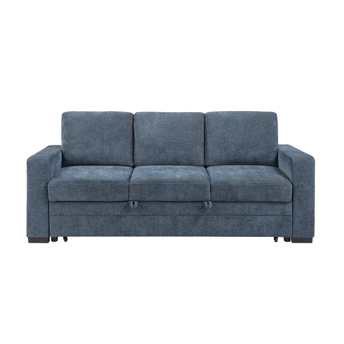 9027BUE-3CL Convertible Sofa with Pull-out Bed