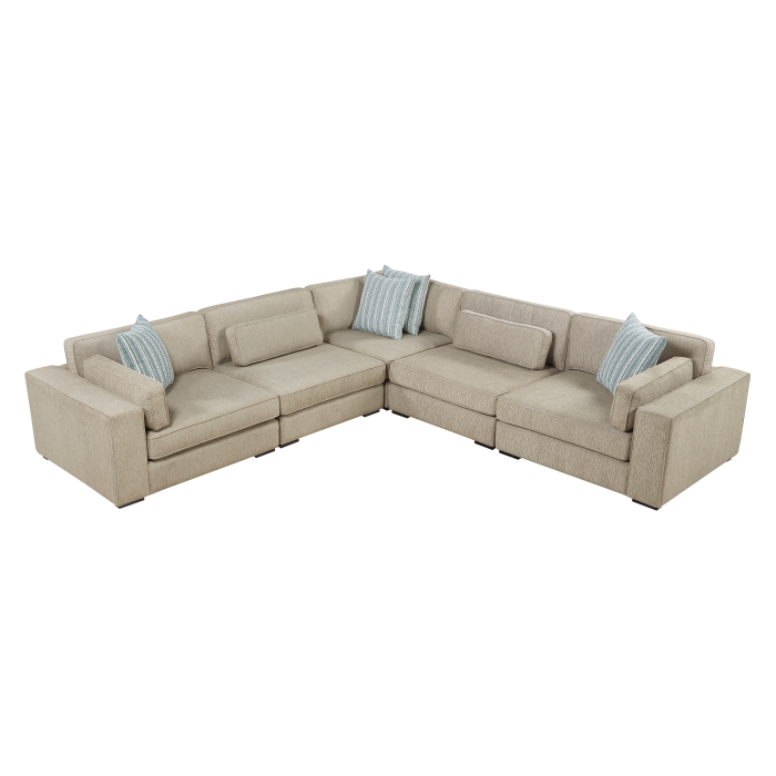 9535PT*51L1R 5-Piece Sectional