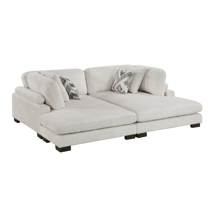 9555BEG*2VC 2-Piece Chaises