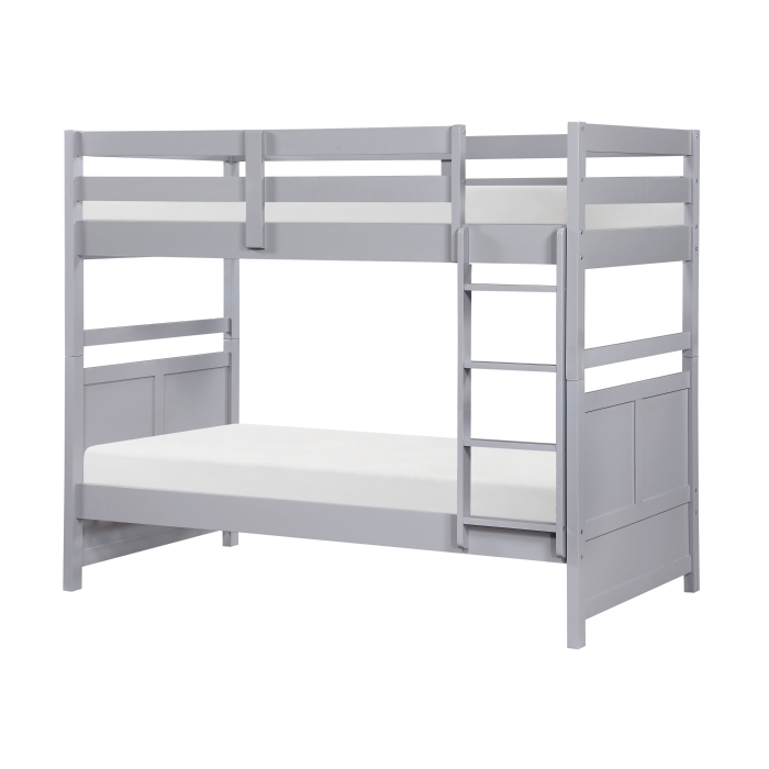 B2024GY-1* Twin/Twin Bunk Bed
