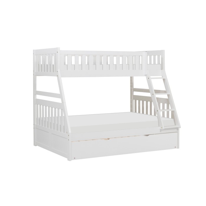 B2053TFW-1*R Twin/Full Bunk Bed with Twin Trundle