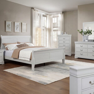 SETB3750 LOUIS PHILIP GREIGE BEDROOM GROUP