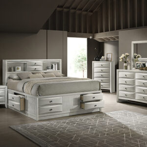 SETB4255 EMILY STORAGE WHITE BEDROOM