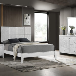 SETB4712 DENKER-EVAN WHITE BEDROOM GROUP
