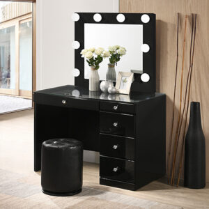 B4851BK-4852-11 MORGAN/LUXO VANITY BLACK