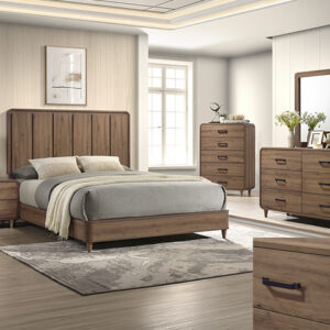SETB4920-22 NYOMI BEDROOM GROUP LIGHT BROWN
