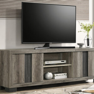 B6830-99 RANGLEY TV STAND-GREY/BROWN