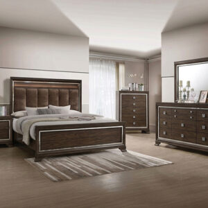 SETB7220 VAIL BEDROOM GROUP BROWN