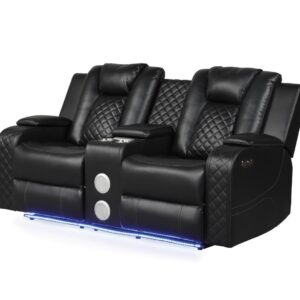Benz Loveseat in Black