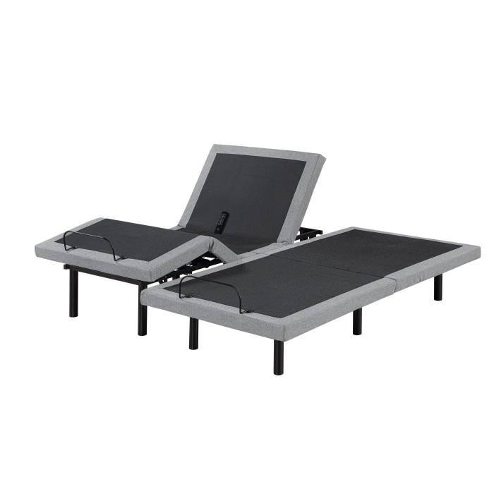 BF-CRA-ET*2 Split Eastern King Power Heads and Foot Adjustable Bed Frames with Massage, Zero Gravity, Charging Ports and Nightlight