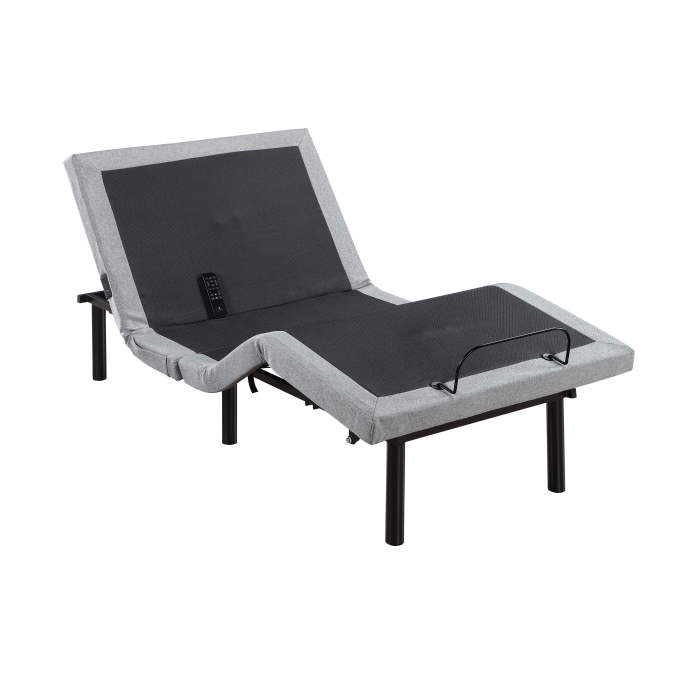 BF-CRA-ET Twin XL Power Head and Foot Adjustable Bed Frame with Massage, Zero Gravity, Charging Ports and Nightlight