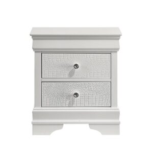 Blaze Nightstand in White