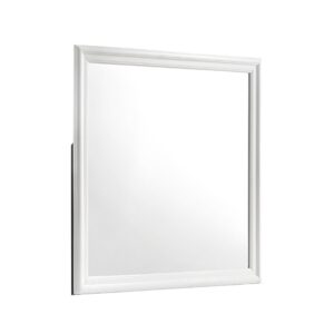 Blaze Mirror in White