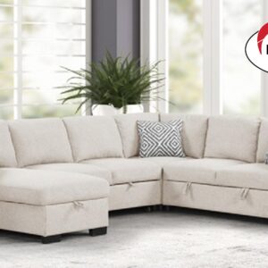Cairo Sectional Sofa Beige