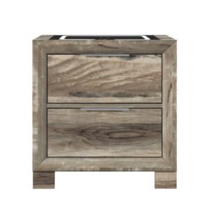 CALLIE BROWN NIGHTSTAND WITH WC PLATFORM AND LED SPEAKER