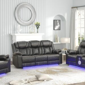 Challenger Living Room Set in Gray