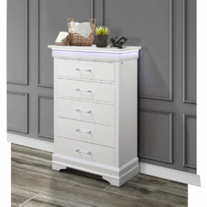 CHARLIE WHITE CHEST WITH LED