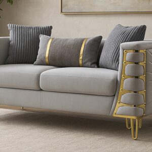 Contessa Loveseat Gray