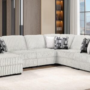 Snuggle Sectional In Cream