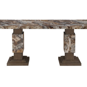 D12 BROWN DINING TABLE