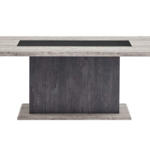 D8030 DINING TABLE WITH STORAGE DRAWERS AND STORAGE DOOR