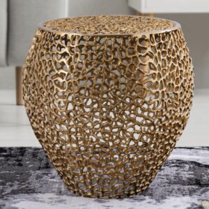 ET3403-18 Side Table Gold