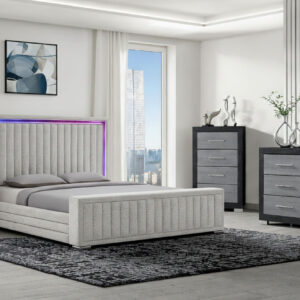 ELIAS/EMMA REGULAR FB BLACK KING BED GROUP
